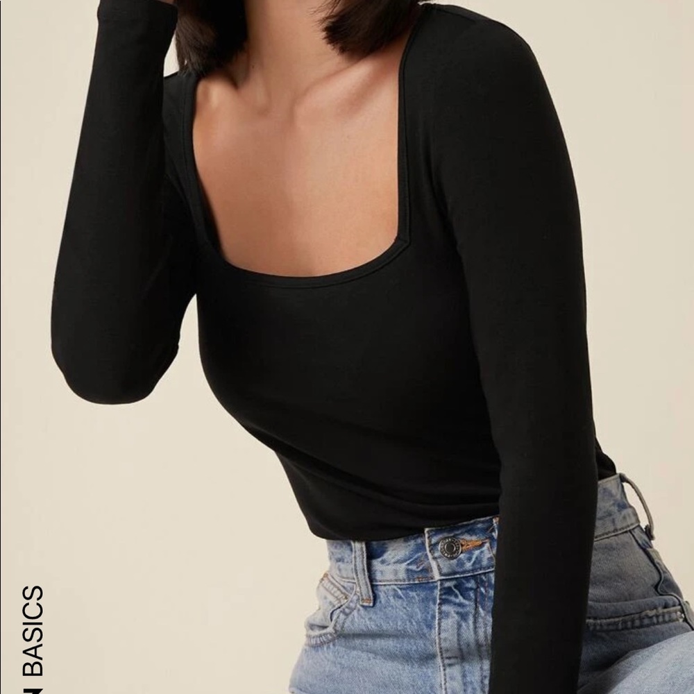 Square Neck Top - Picture 4 of 5